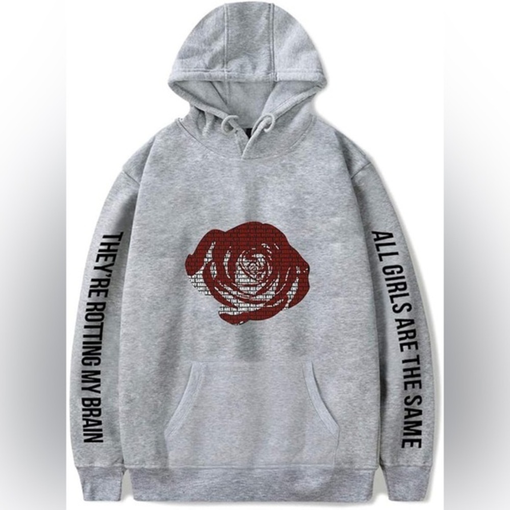 Juice Wrld unbranded unisex large hoodie- all girls are the same